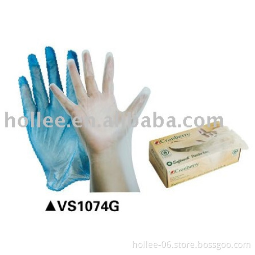 VS1074G powder or powdered vinyl gloves